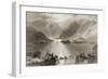 Killary Harbour, County Mayo, Ireland, from 'scenery and Antiquities of Ireland' by George…-William Henry Bartlett-Framed Giclee Print