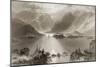 Killary Harbour, County Mayo, Ireland, from 'scenery and Antiquities of Ireland' by George…-William Henry Bartlett-Mounted Giclee Print