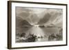 Killary Harbour, County Mayo, Ireland, from 'scenery and Antiquities of Ireland' by George…-William Henry Bartlett-Framed Giclee Print