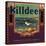 Killdeer Brand - Glendora, California - Citrus Crate Label-Lantern Press-Stretched Canvas