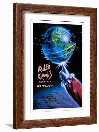 KILLER KLOWNS FROM OUTER SPACE [1988], directed by STEPHEN CHIODO.-null-Framed Giclee Print