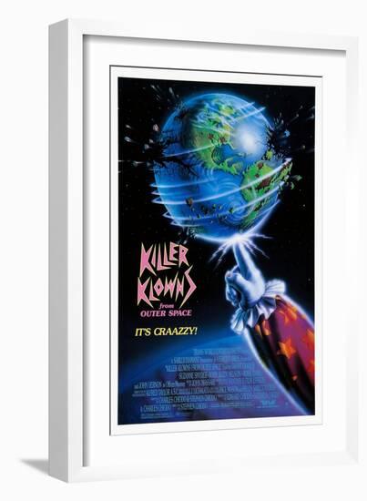 KILLER KLOWNS FROM OUTER SPACE [1988], directed by STEPHEN CHIODO.-null-Framed Giclee Print