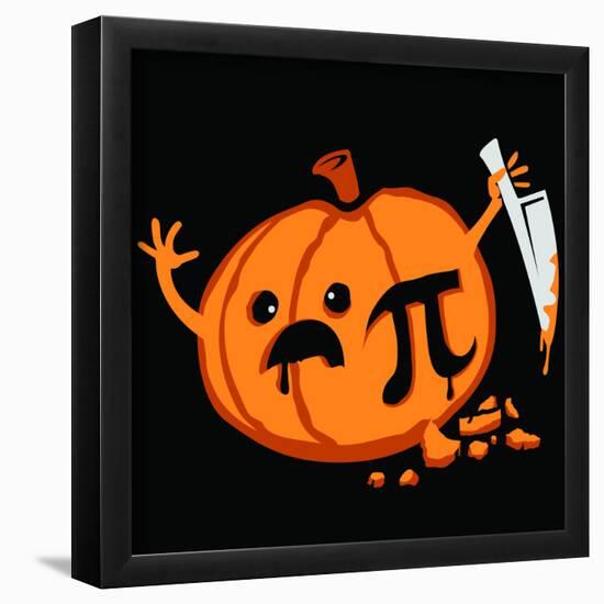 Killer pumpkin Pi-IFLScience-Framed Poster