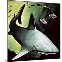 Killer Shark-English School-Mounted Giclee Print