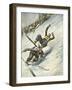 Killer Ski Jump 1934-Vittorio Pisani-Framed Art Print