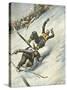 Killer Ski Jump 1934-Vittorio Pisani-Stretched Canvas