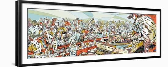 Killer Vinyl-HR-FM-Framed Premium Giclee Print