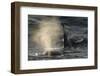 Killer Whale - Orca (Orcinus Orca) Blowing at Surface, Kristiansund, Nordm?re, Norway, February-Aukan-Framed Photographic Print