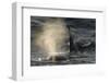 Killer Whale - Orca (Orcinus Orca) Blowing at Surface, Kristiansund, Nordm?re, Norway, February-Aukan-Framed Photographic Print