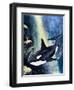 Killer Whale-G. W Backhouse-Framed Giclee Print