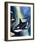 Killer Whale-G. W Backhouse-Framed Giclee Print