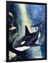 Killer Whale-G. W Backhouse-Framed Premium Giclee Print