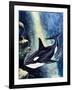 Killer Whale-G. W Backhouse-Framed Giclee Print