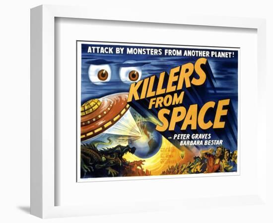 Killers From Space, 1954-null-Framed Art Print