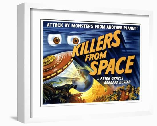 Killers From Space, 1954-null-Framed Art Print