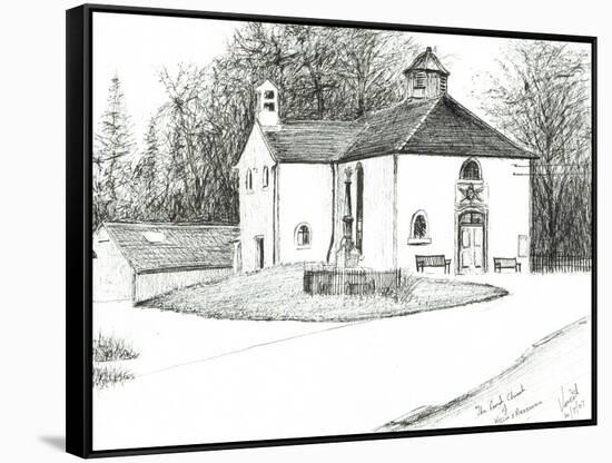 Killin and Ardeonaig Parish Church, 2007-Vincent Alexander Booth-Framed Stretched Canvas