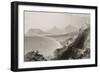 Killiney Bay, County Dublin, Ireland, from 'scenery and Antiquities of Ireland' by George Virtue,…-William Henry Bartlett-Framed Giclee Print