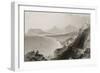 Killiney Bay, County Dublin, Ireland, from 'scenery and Antiquities of Ireland' by George Virtue,…-William Henry Bartlett-Framed Giclee Print