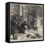 Killing an Elephant for Food in the Jardin Des Plantes, Paris-null-Framed Stretched Canvas