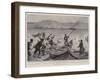 Killing Armenian Porters Who Had Thrown Themselves into the Sea at Stamboul-Charles Joseph Staniland-Framed Giclee Print