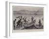 Killing Armenian Porters Who Had Thrown Themselves into the Sea at Stamboul-Charles Joseph Staniland-Framed Giclee Print