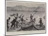 Killing Armenian Porters Who Had Thrown Themselves into the Sea at Stamboul-Charles Joseph Staniland-Mounted Giclee Print