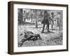 Killing of Australian Bushranger, Morgan-null-Framed Art Print