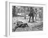 Killing of Australian Bushranger, Morgan-null-Framed Art Print