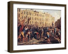 Killing of Father Giuseppe Carafa, July 10, 1647-Domenico Gargiulo-Framed Giclee Print