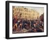 Killing of Father Giuseppe Carafa, July 10, 1647-Domenico Gargiulo-Framed Giclee Print