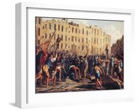 Killing of Father Giuseppe Carafa, July 10, 1647-Domenico Gargiulo-Framed Giclee Print