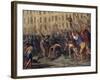 Killing of Father Giuseppe Carafa, July 10, 1647-Domenico Gargiulo-Framed Giclee Print