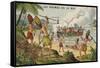 Killing of Members of the La Perouse Expedition, Samoa, 1787-null-Framed Stretched Canvas