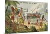 Killing of Members of the La Perouse Expedition, Samoa, 1787-null-Mounted Giclee Print