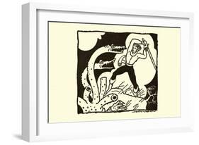 Killing The Hydra-Frank Dobias-Framed Art Print