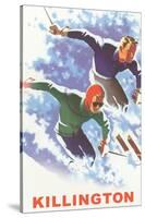 Killington Ski Poster-null-Stretched Canvas