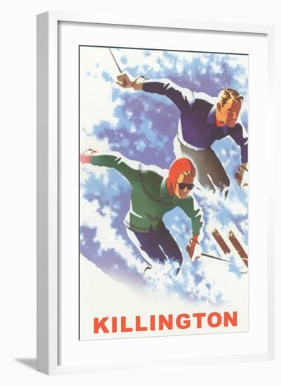 Killington Ski Poster-null-Framed Art Print