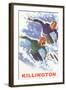 Killington Ski Poster-null-Framed Art Print