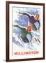 Killington Ski Poster-null-Framed Art Print