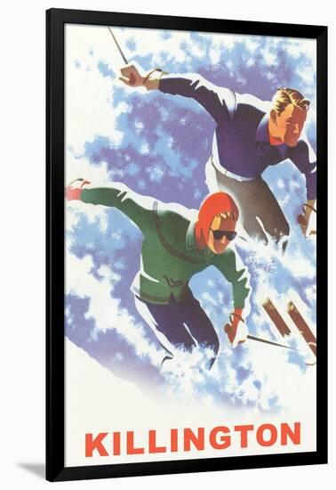 Killington Ski Poster-null-Framed Art Print