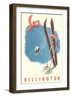 Killington Ski Poster-null-Framed Art Print