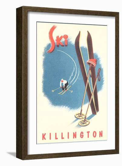 Killington Ski Poster-null-Framed Art Print