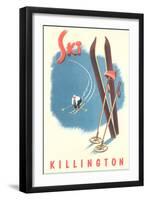 Killington Ski Poster-null-Framed Art Print