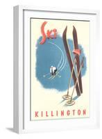 Killington Ski Poster-null-Framed Art Print