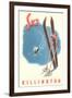 Killington Ski Poster-null-Framed Art Print