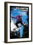 Killington, Vermont - Snowboarder - Scratchboard-Lantern Press-Framed Art Print