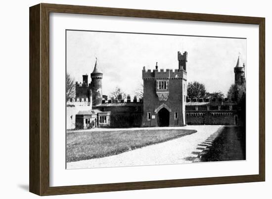 Killyleagh Castle Courtyard, Killyleagh, County Down, Northern Island, Early 20th Century-null-Framed Giclee Print