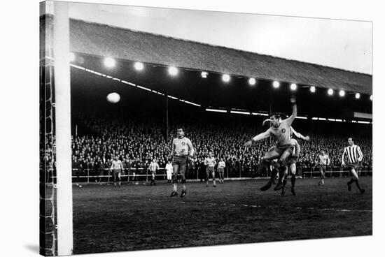 Kilmarnock Versus Lokomotiv Leipzig April 1967 Fairs Cities Cup Semi Final Rugby Park-null-Stretched Canvas