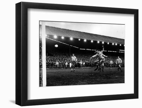 Kilmarnock Versus Lokomotiv Leipzig April 1967 Fairs Cities Cup Semi Final Rugby Park-null-Framed Photographic Print