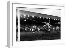 Kilmarnock Versus Lokomotiv Leipzig April 1967 Fairs Cities Cup Semi Final Rugby Park-null-Framed Photographic Print